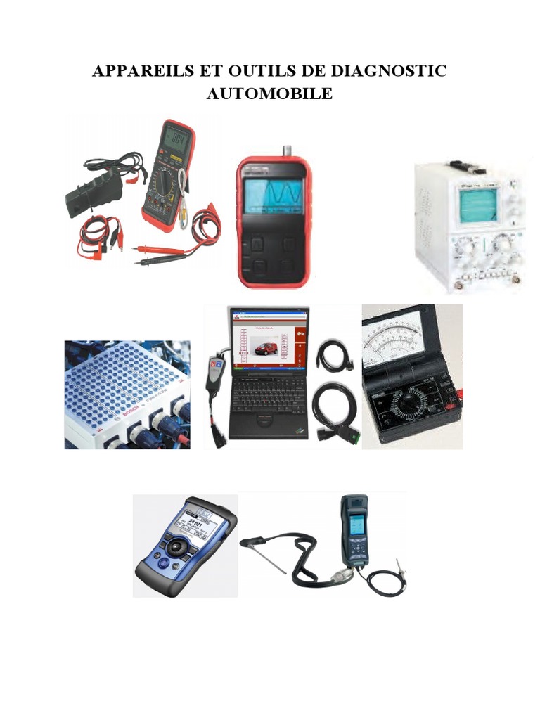 Appareils Et Outils de Diagnostic Automobile, PDF, Injection (moteur)