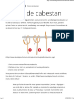 Noeud de Cabestan - Noeud Marin Simple Et Facile