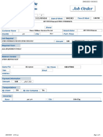 Gyro Overhaul Job Order for MV/VOS Princess