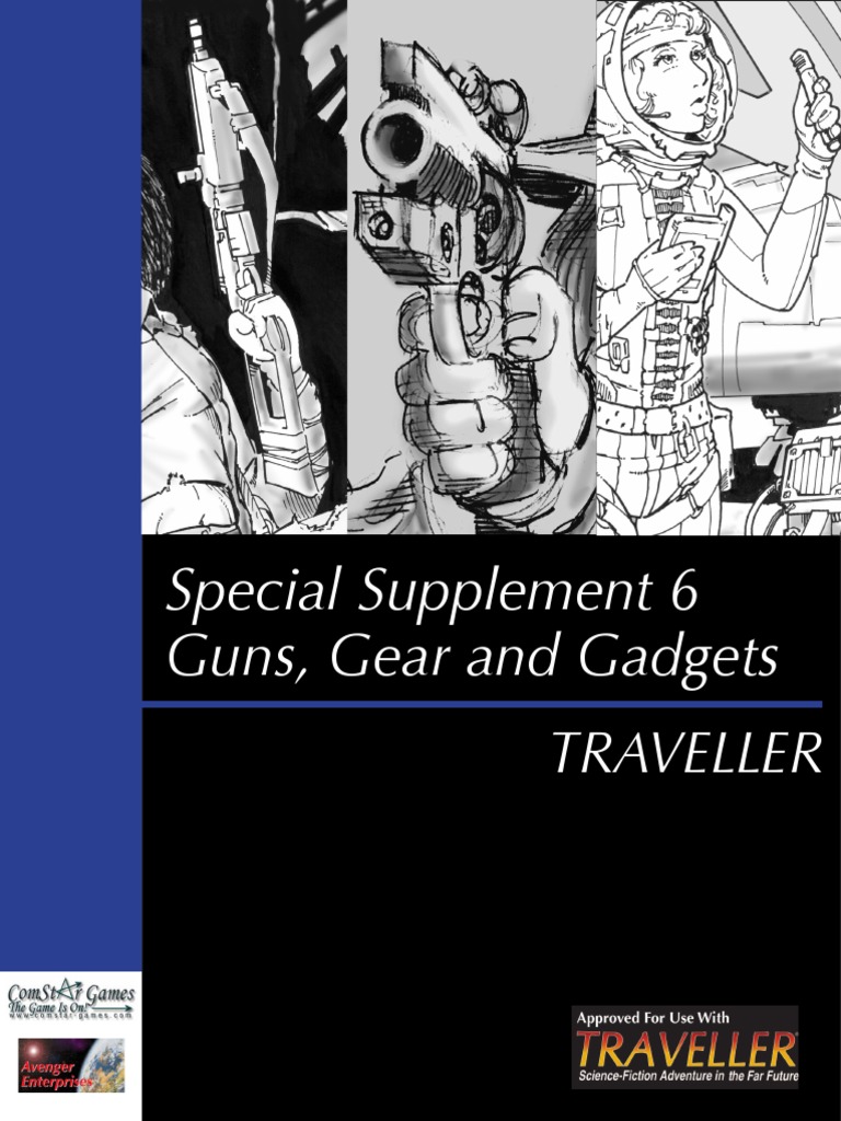 Traveller - T20 - Special Supplement 06 - Guns, Gadgets and Gear, PDF, Artillery