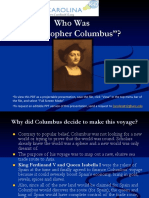 Who Was "Christopher Columbus" (Presentation) Author UNC Chapel Hill