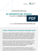 Expo Virtual El Presente Del Pasado PDF