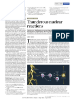 Thunderous Nuclear Reactions