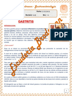 14 - Teo - Gastroenterologia - Bloque C - Gastritis - DR Tito PDF