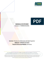 Manual de Estudio - Semana 1 Farmacologia PDF