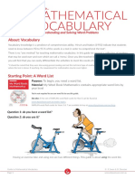 Guide To Mathematical Vocabulary PDF