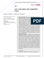 Hannah & Eisenhardt (2018) - How Firms Navigate Cooperation and Competition in Nascent Ecosystems PDF