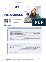 Adjectives and Prepositions British English Student