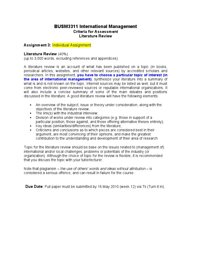 Example of review of related literature image