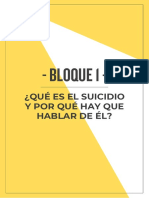 Bloque1 - Qué Es El Suicidio y Por Qué Hay Que Hablar de Él PDF