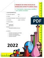 Plan de trabajo Fencia Eureka 2022