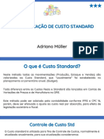 Contabilização de Custo Standard