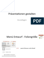 31 01 Präsentationen Gestalten - Wenig Vorkenntnisse