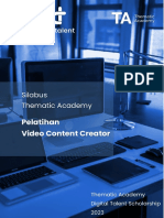 Silabus - Video Content Creator PDF