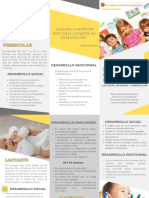 Folleto DESARROLLO SOCIAL Y EMOCIONAL