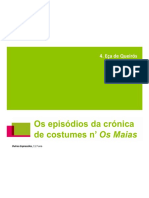 Os Episódios Da Crónica de Costumes N'os MAias