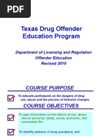 Texas Drug Offender Education Program Overview