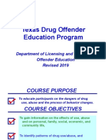Texas Drug Offender Education Program Overview