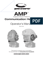 Ops-Core AMP Communication Headset Operators Manual
