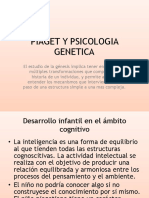 Piaget y la psicología genética: desarrollo cognitivo infantil