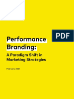 Performance Branding: A Paradigm Shift in Marketing Strategies