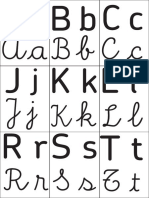 Abecedario 4 Tipos de Letras PDF