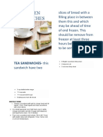 Types of Sandwiches - Lorenz