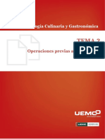 Unidad Didáctica - 2 - OPERACIONES - PREVIAS - TECNOLOGÍA - CULINARIA - GASTRONÓMICA - 2022 PDF