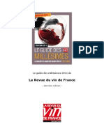 Guide Millesimes RVF 2011