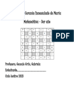 Diagnóstico-3er Año 2023 - Matemática