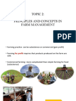 TOPIC 2 - Principal Concept in Farm Management (Part 1)