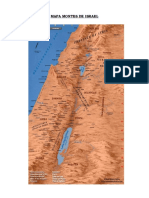 Mapa Montes Israel