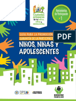 Guia 1 Promocion de La Participacion Ninos Nina y Adolescentes