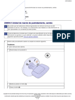 Unidad de Mando de Postratamiento, Cambio