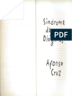 Síndrome de diógenes -Afonso Cruz