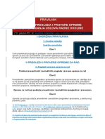 Pravilnik o Postupku Pregleda I Provere Opreme Za Rad 2023 PDF