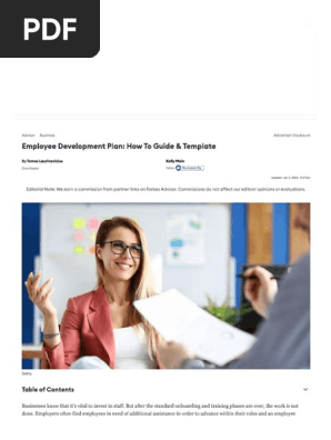 employee development plan