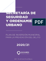 Plan Prevención Del Delito 2020-O