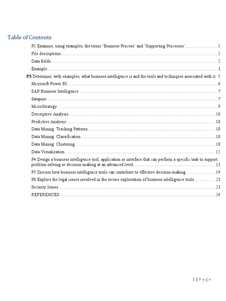Business Intelligence Assignment Pdf Business Intelligence Analytics