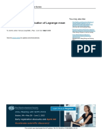 Lagrnge Version MVT PDF