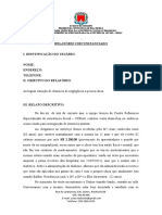 Relatório de averiguação de denúncia de negligência a idoso em Riachuelo/SE