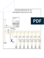 Diagrama de Tablero de Capacitores de 140 Kvar - Se#1 PDF