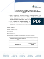 Anmat Formulario Unificacion