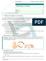 Patrimoine Et Resultat PDF