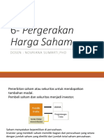 PERGERAKAN HARGA SAHAM