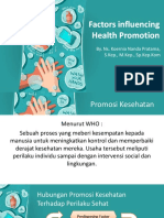 Faktor Mempengaruhi Health Promotion PDF