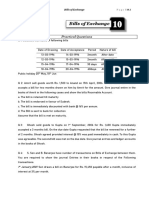 10 Bills of Exchange 08-2022 Regular For Ca Foundation