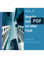 Materi Praktek 03 - Mengelola Sumber Daya Dan Jadwal Proyek PDF