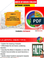 UNIT I Basic Concept of Disaster and Disaster Risk