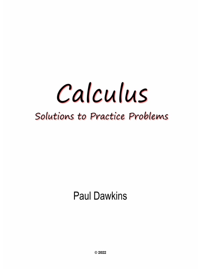 Comprehensive Calculus Guide | PDF | Maxima And Minima | Derivative